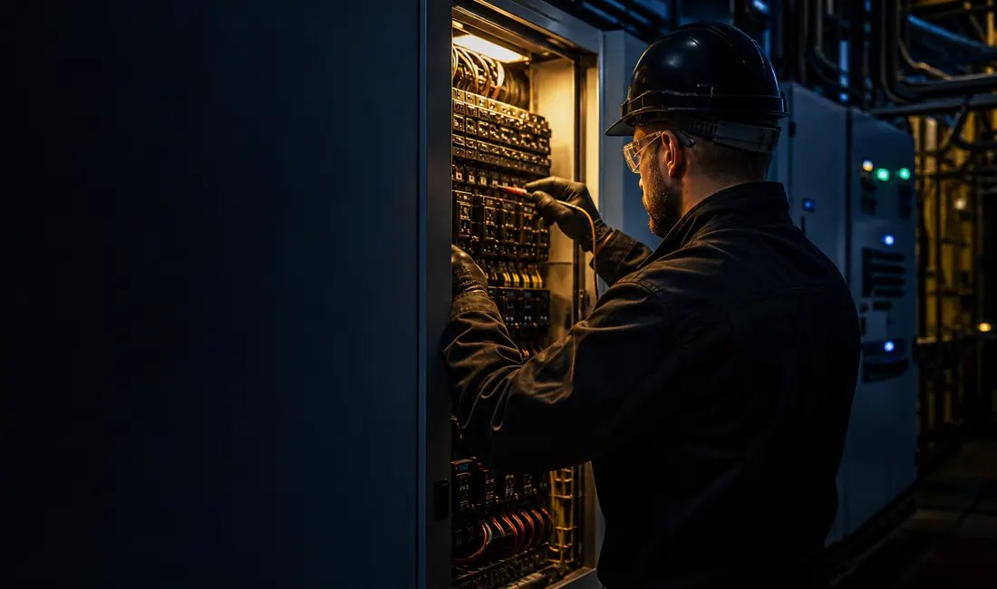 Electrical contractors website concept