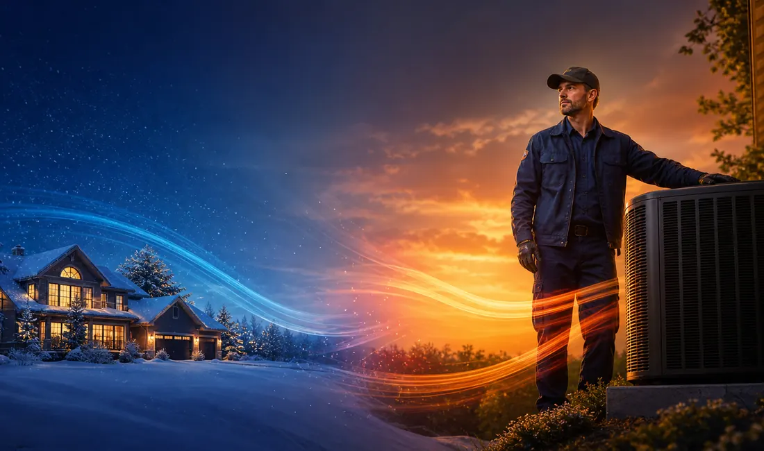 HVAC contractors website concept
