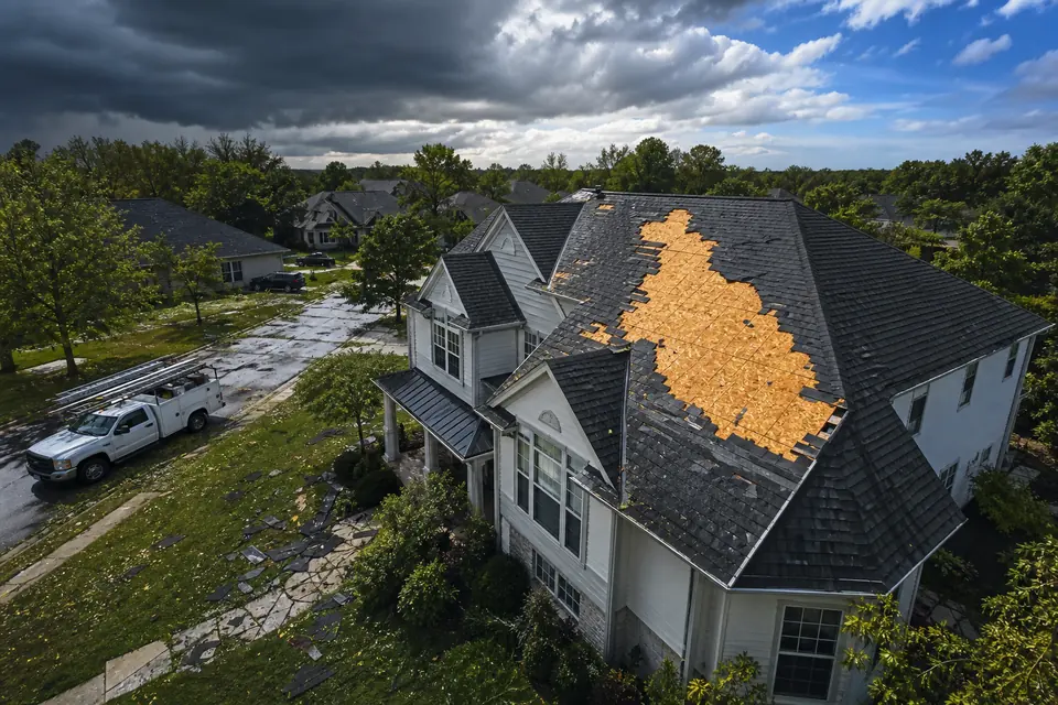 Roofing contractors website concept