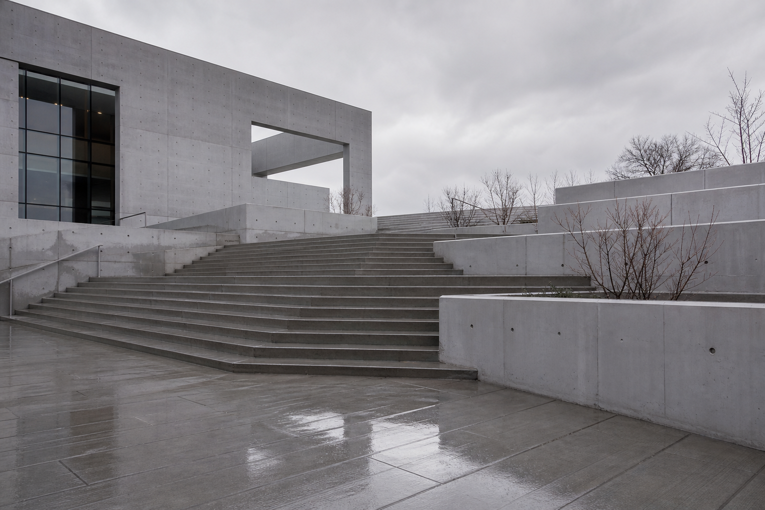 Harborview Plaza concrete project