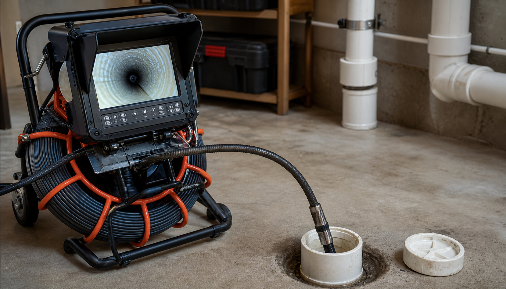 Professional sewer camera inspection equipment