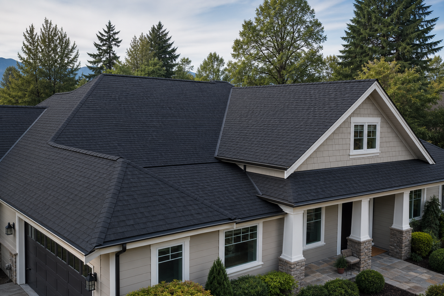 New roof after RidgeRush replacement