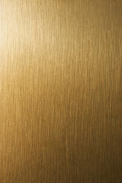 Raw brass finish