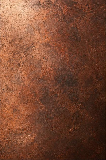 Oxidized copper finish